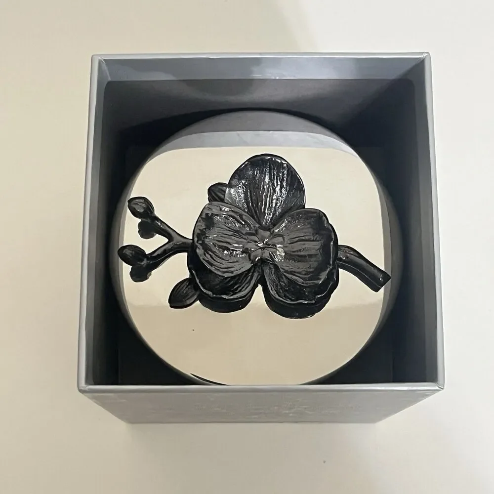 Michael Aram Black Orchid and Sandalwood Scented Candle 3-Wick 13.5 oz/382g